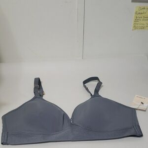 LIVELY The No-Wire Print Push Up Gray Women's Bra